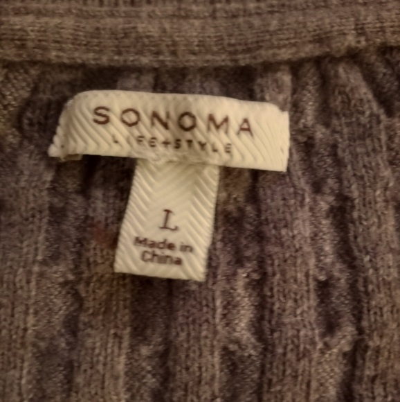 Sonoma Lightweight Sweater Size Large - Picture 4 of 5
